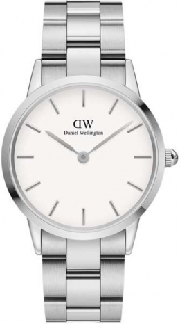 Годинник Daniel Wellington DW00100203 Iconic Link 36 Silver White